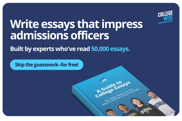 What admissions officers actually read for (1)
