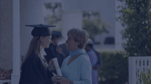 student graduating high school